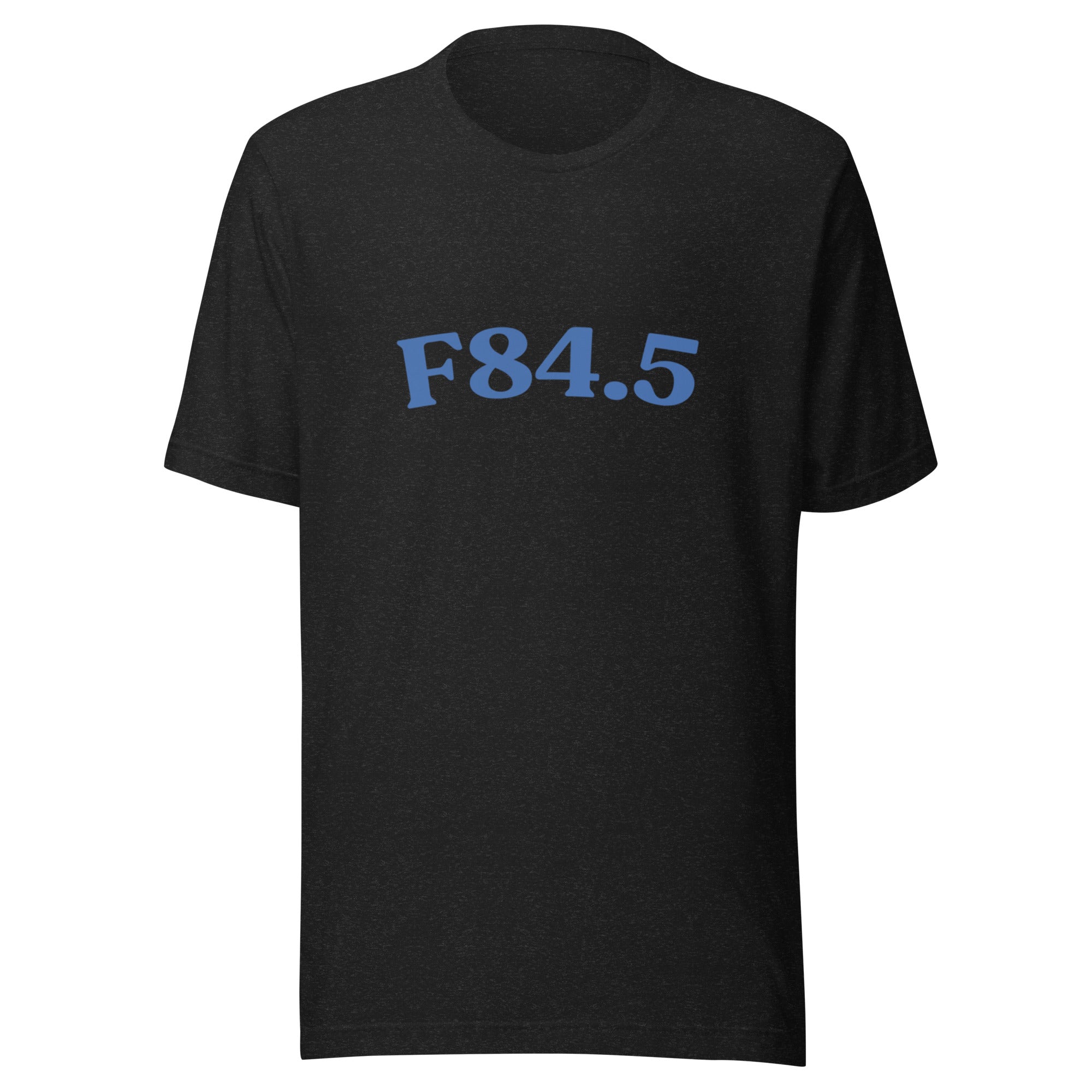 F84.5 | Product 71 | Black Heather | Darker Blue