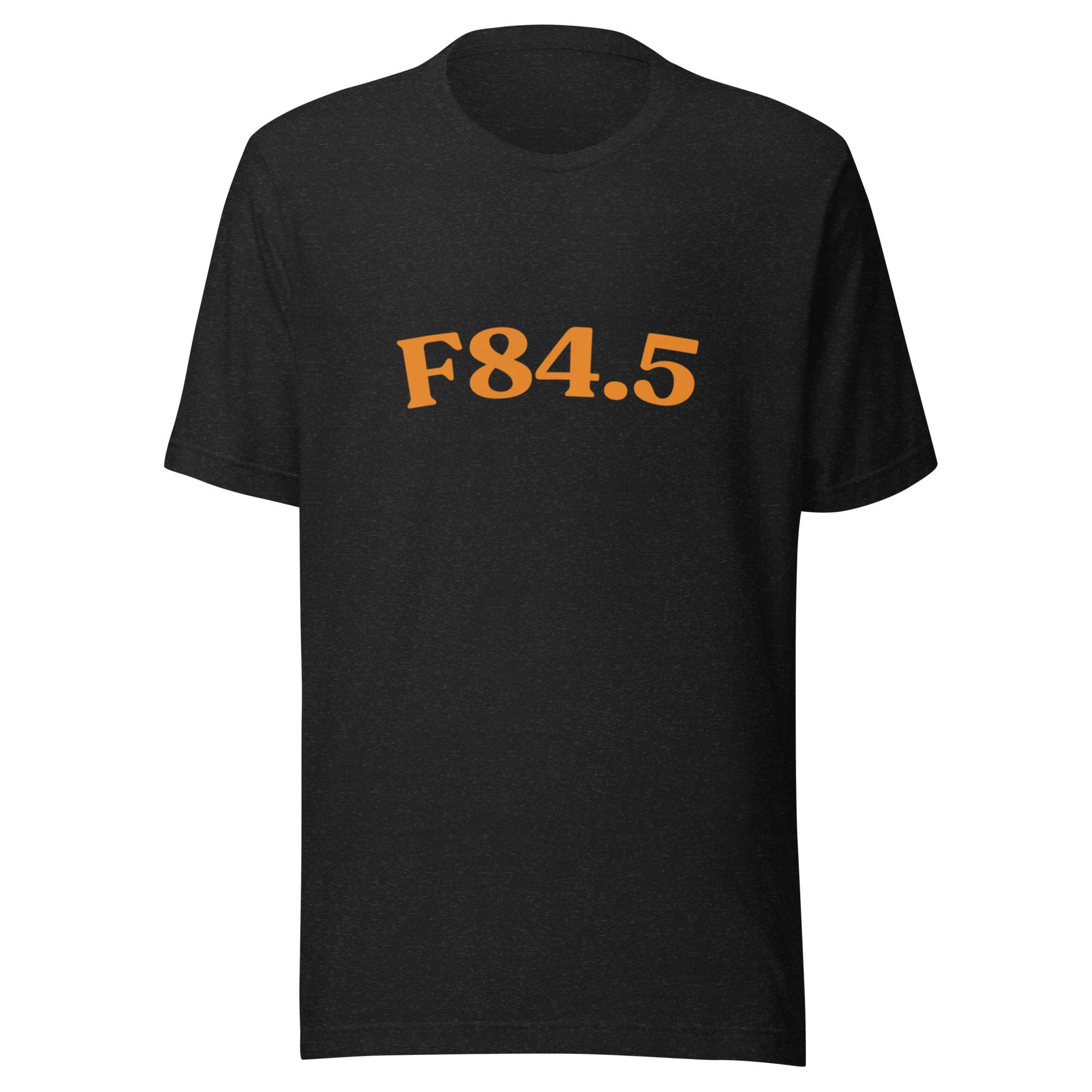 F84.5 | Product 71 | Black Heather | Orange