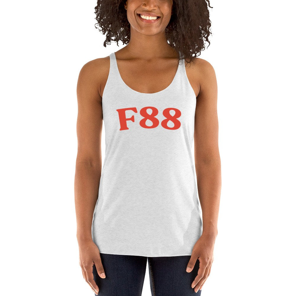 F88 | 6733 | heather-white | red