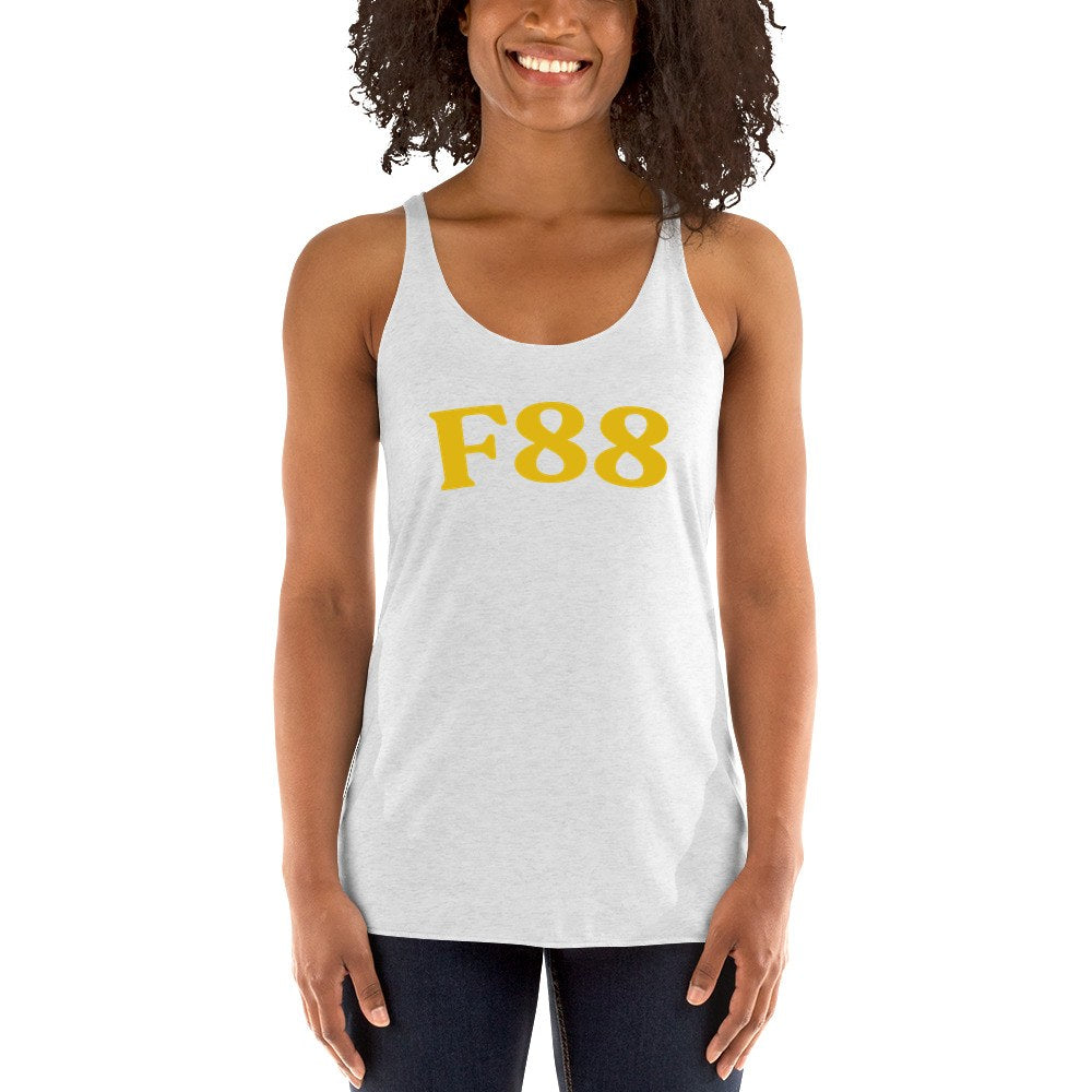 F88 | 6733 | heather-white | yellow