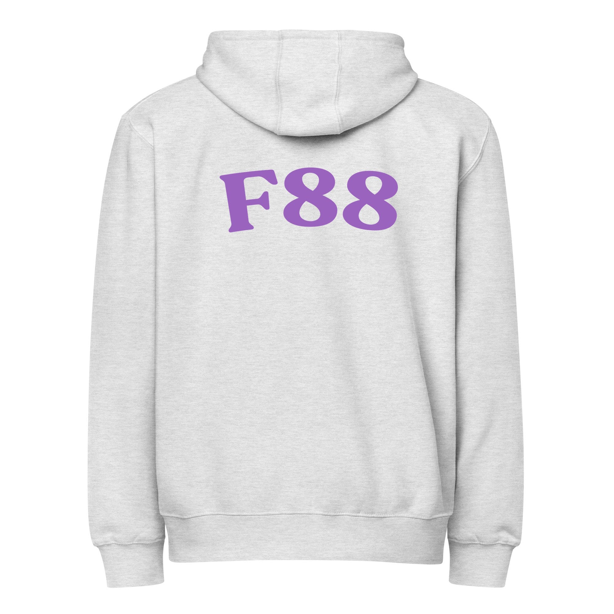 F88 | LS14003-back | heather-grey | purple