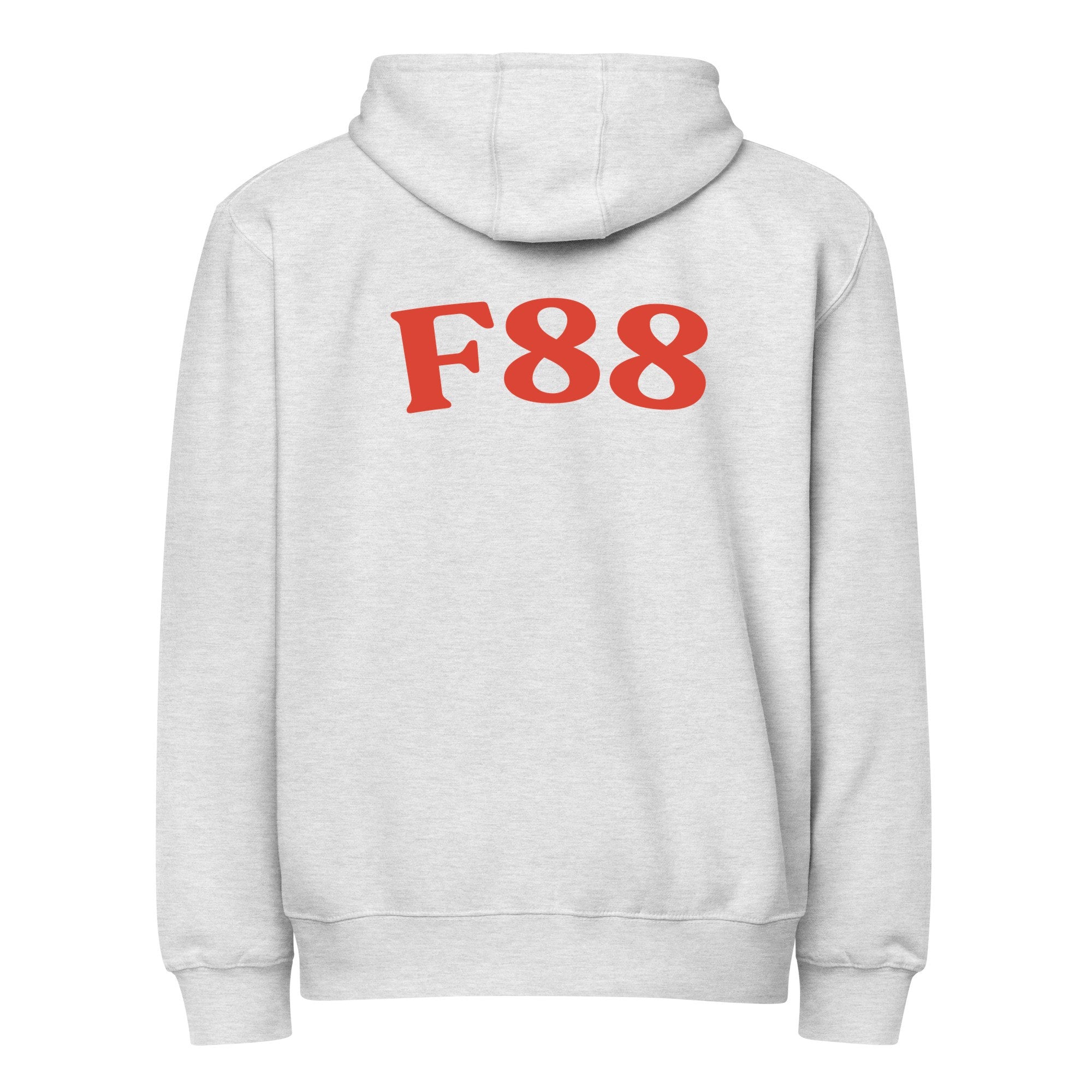 F88 | LS14003-back | heather-grey | red