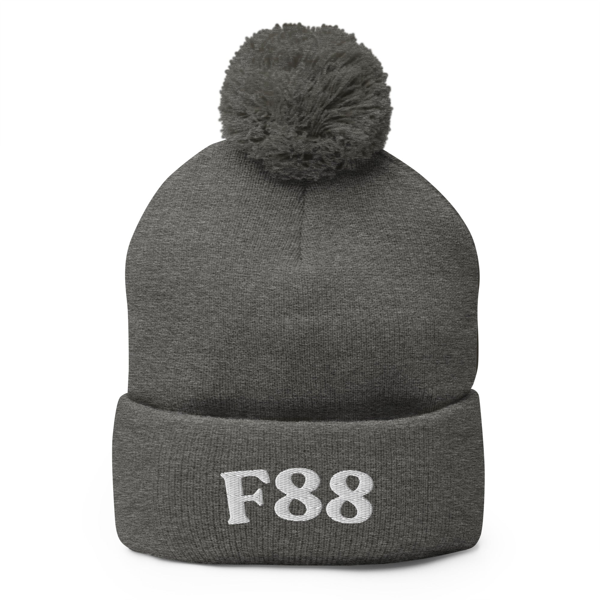 F88 | Product 93 | Dark Heather Grey | White