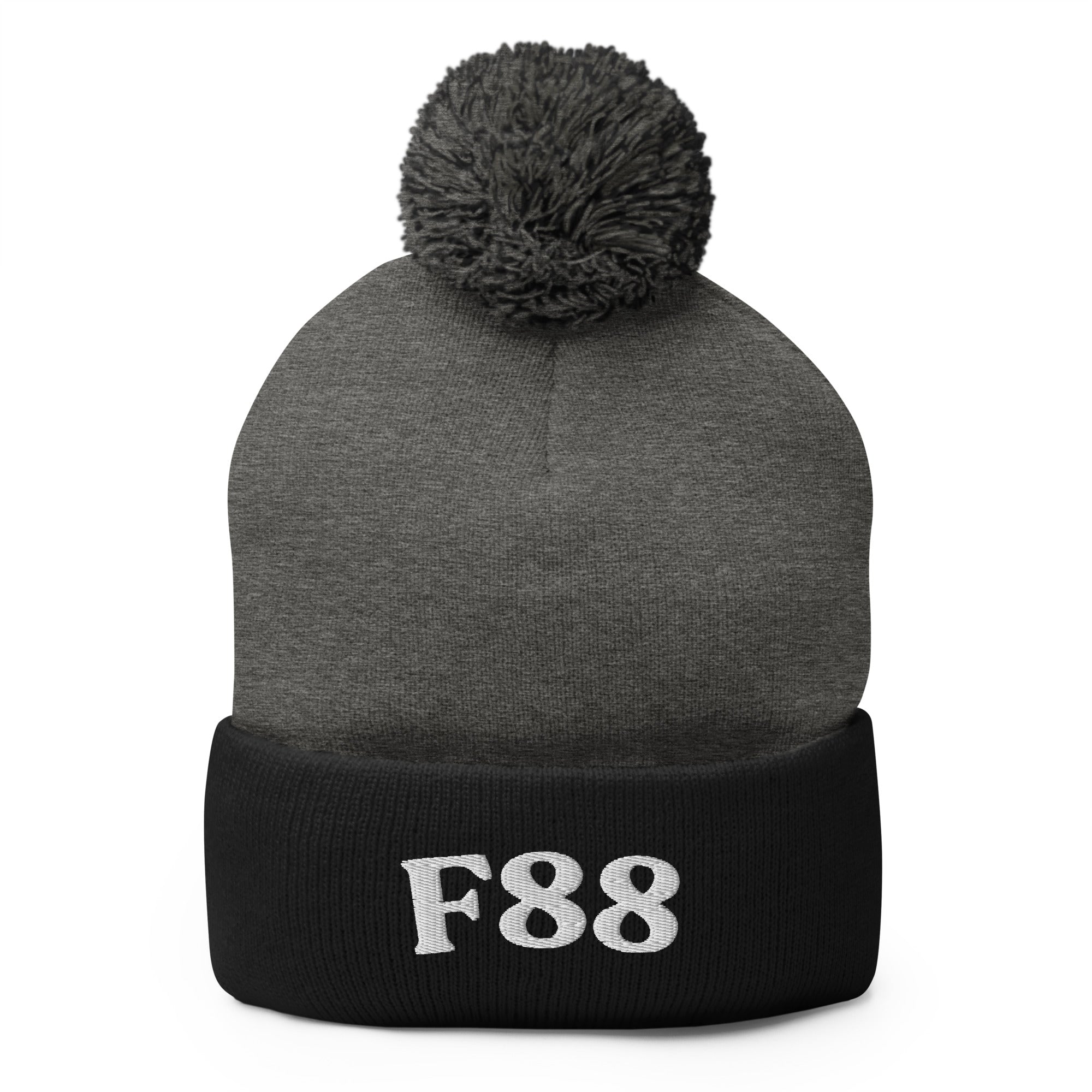 F88 | Product 93 | Dark Heather Grey/ Black | White