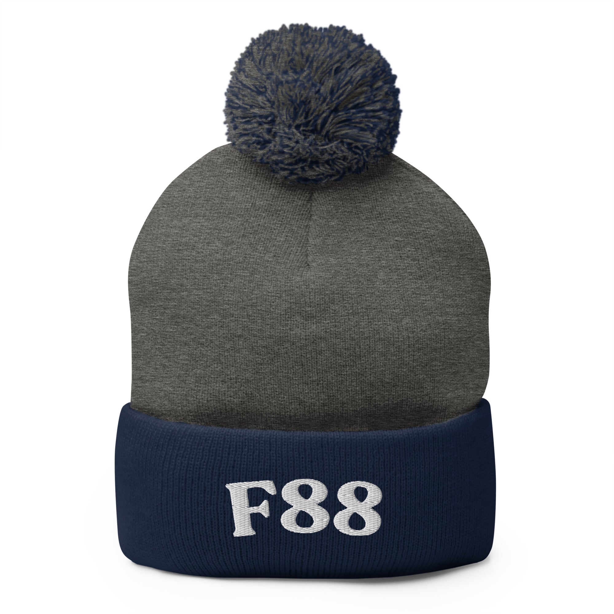 F88 | Product 93 | Dark Heather Grey/ Navy | White
