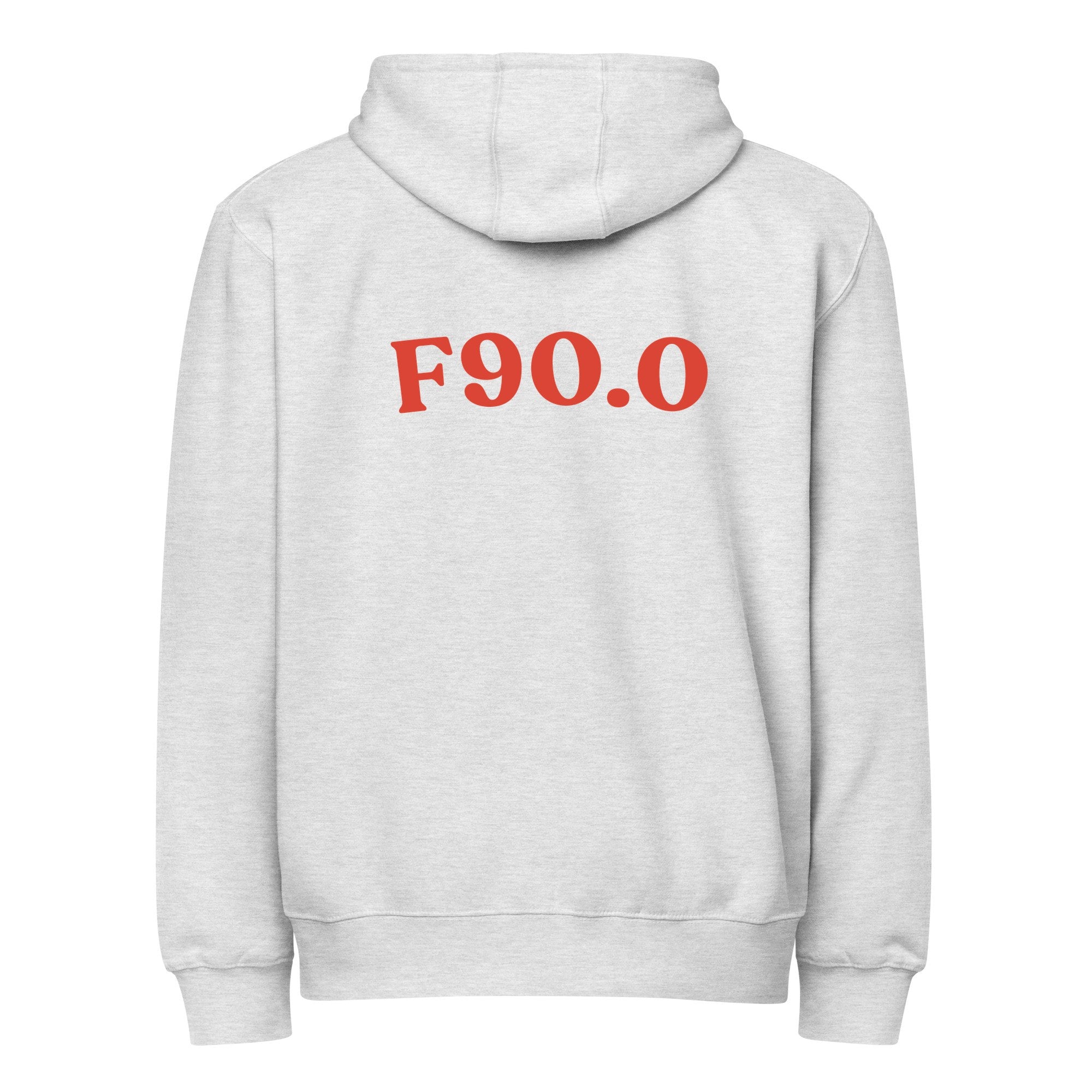 F90.0 | LS14003-back | heather-grey | red