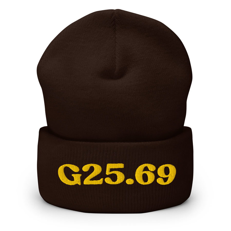 G25.69 Tic Disorder, Unspecified: Cuffed Beanie