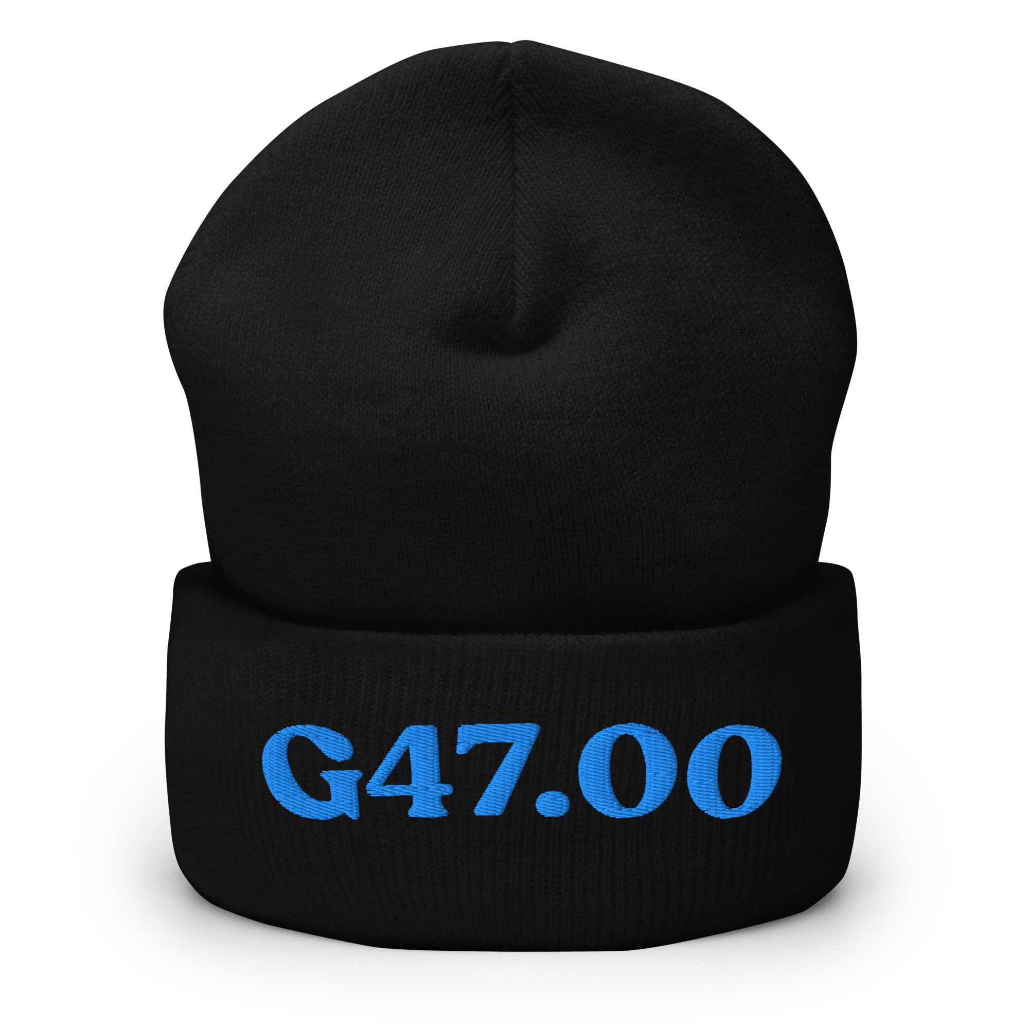 G47.00_cuffed-266_black_aqua-teal_flat2