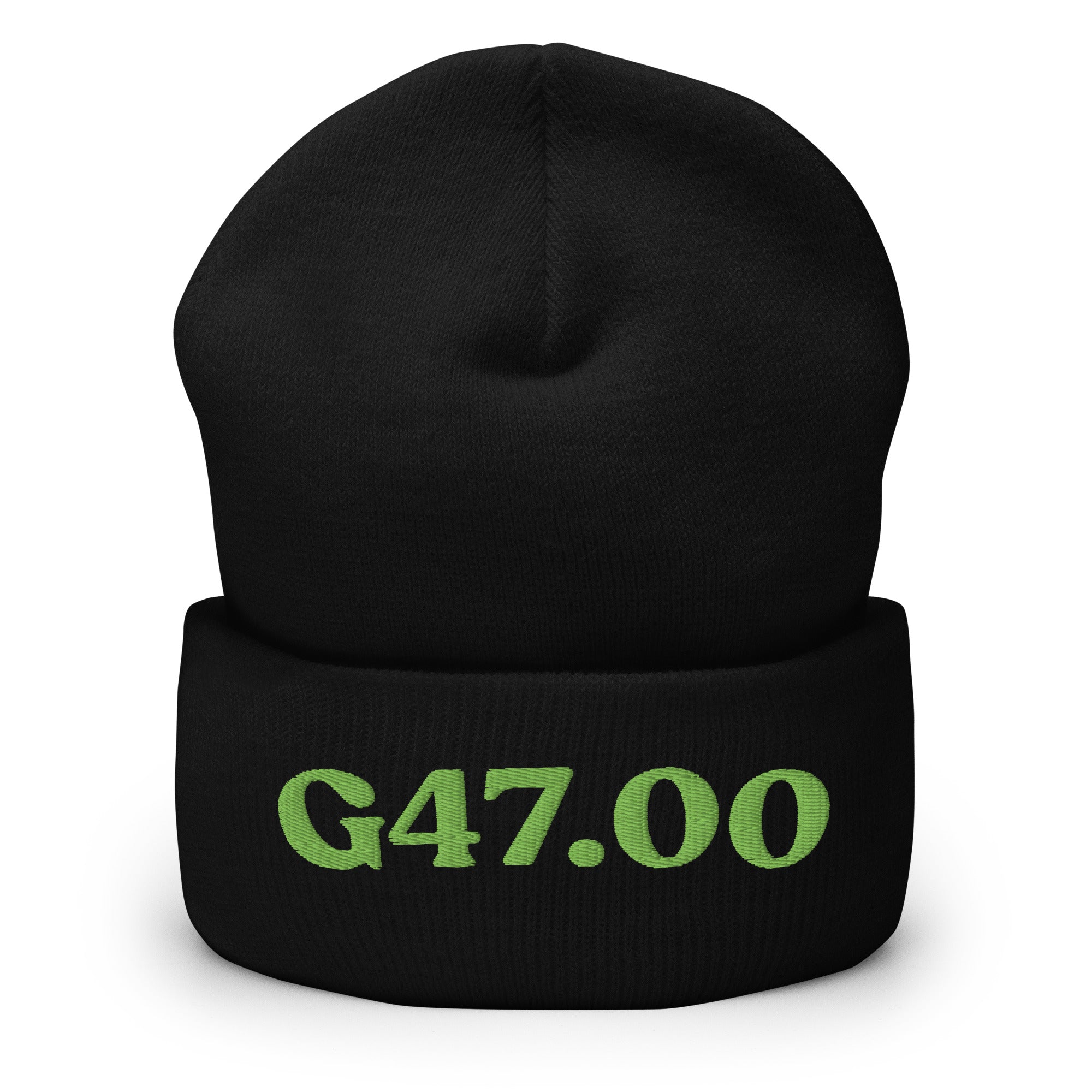 G47.00_cuffed-266_black_kiwi-green_flat2