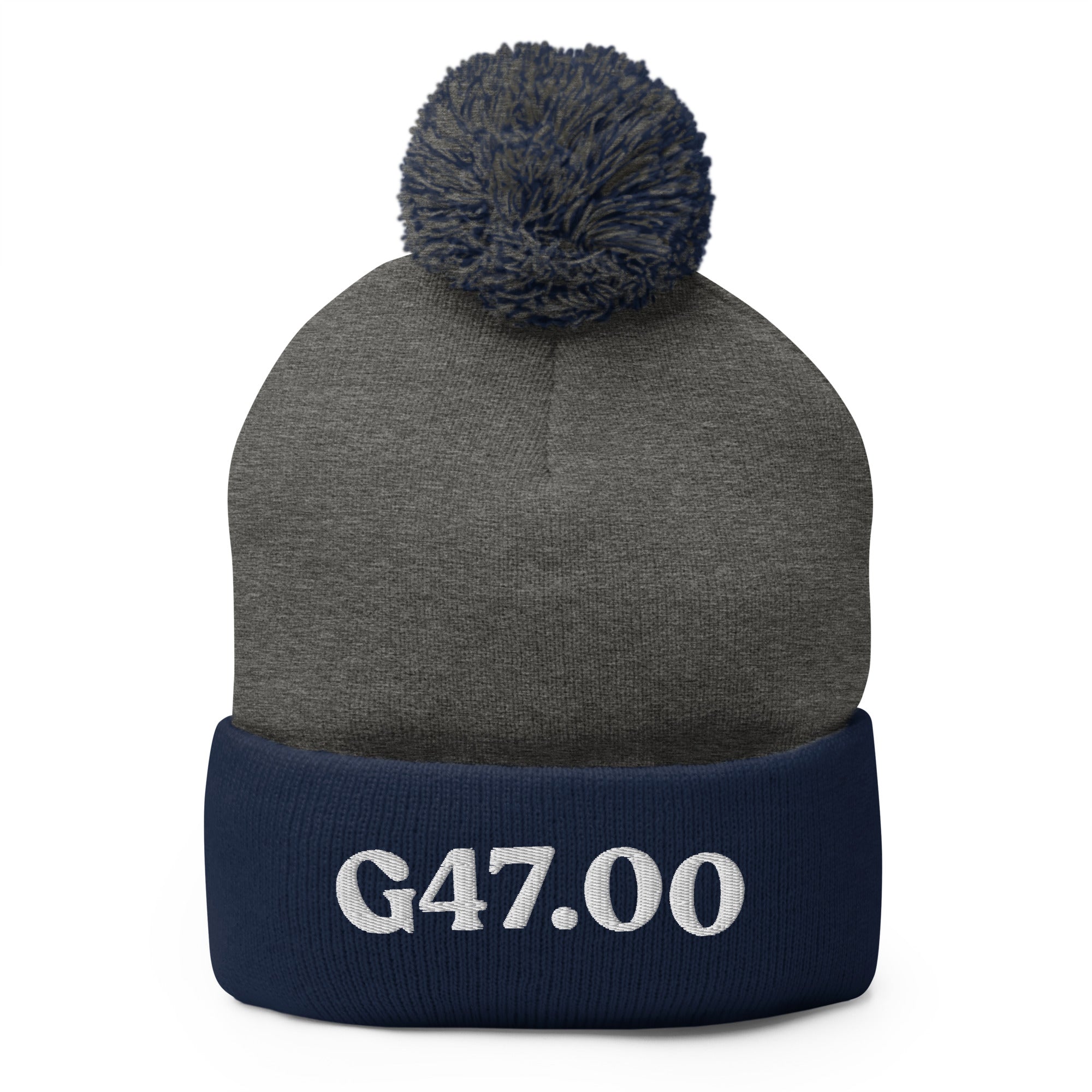 G47.00 | Product 93 | Dark Heather Grey/ Navy | White