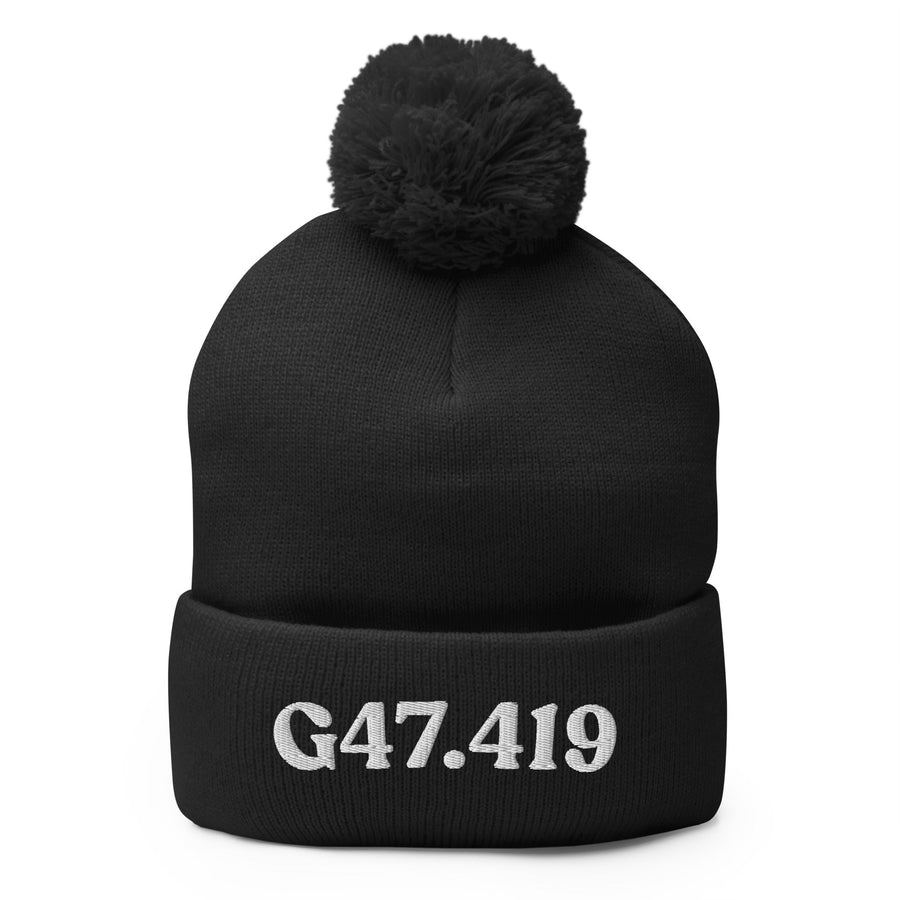 G47.419 Narcolepsy: Pom-Pom Beanie