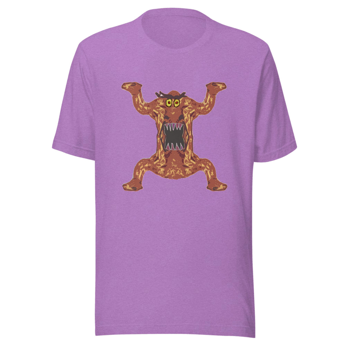 4 Camel Monster T-Shirt — Unisex / Heather Team Purple