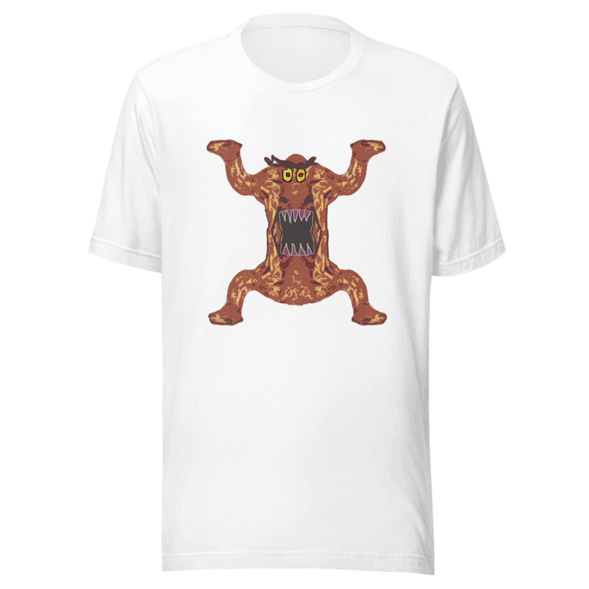 4 Camel Monster T-Shirt — Unisex / White
