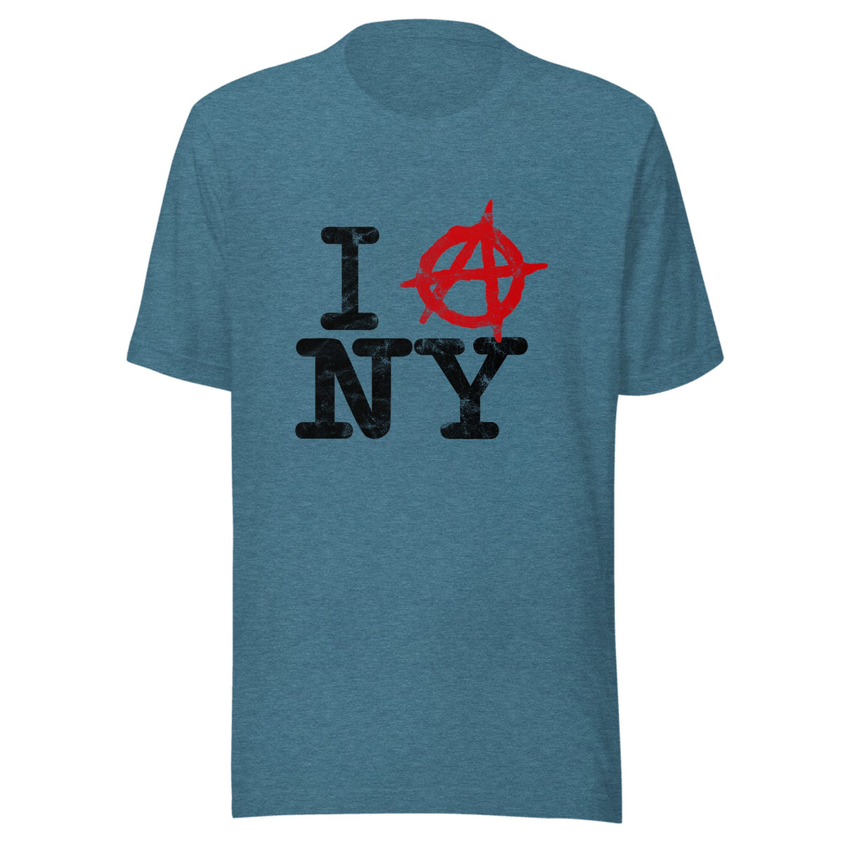 I Anarchy New York — Unisex / Heather Deep Teal