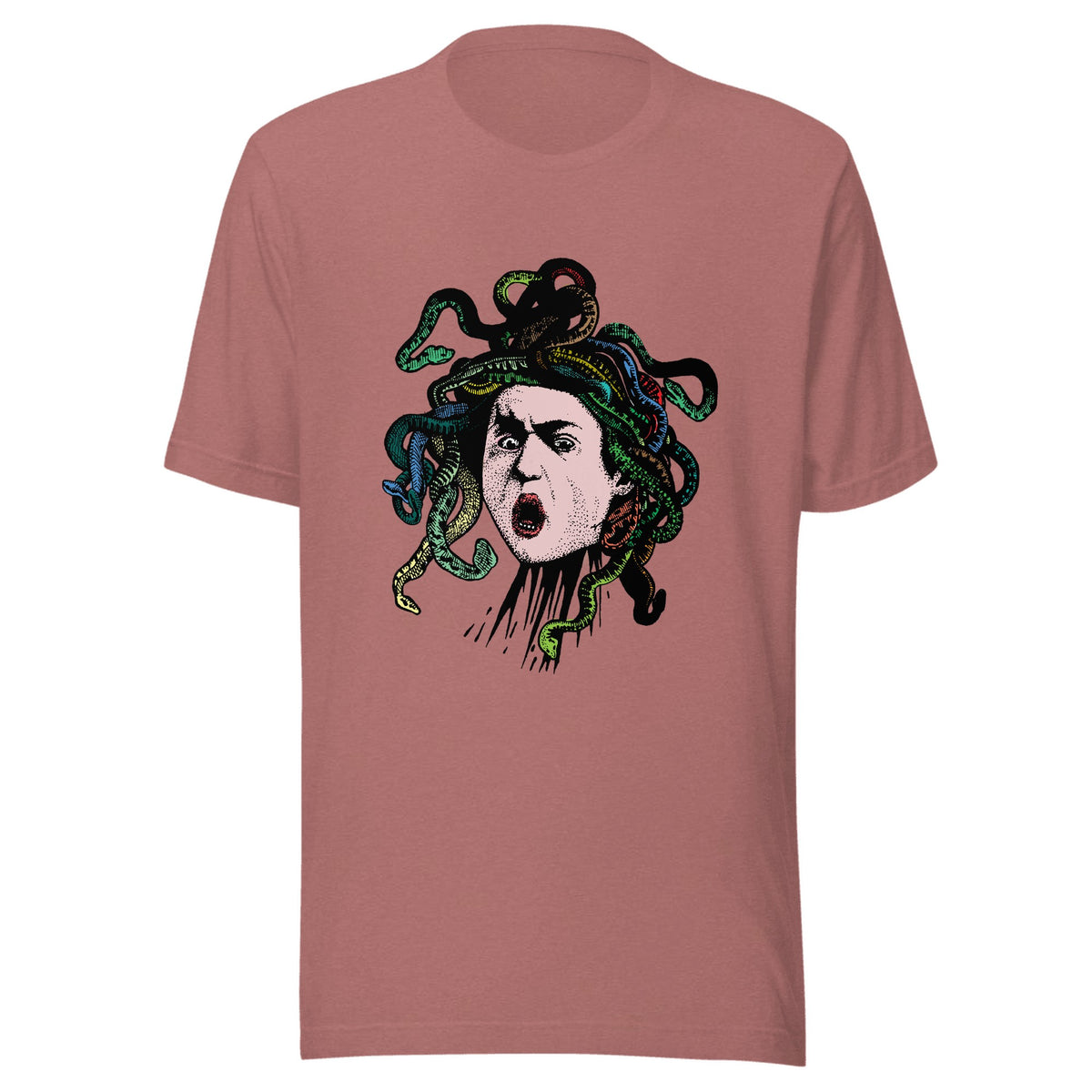 Caravaggio's Medusa, colorized — Unisex / Heather Mauve