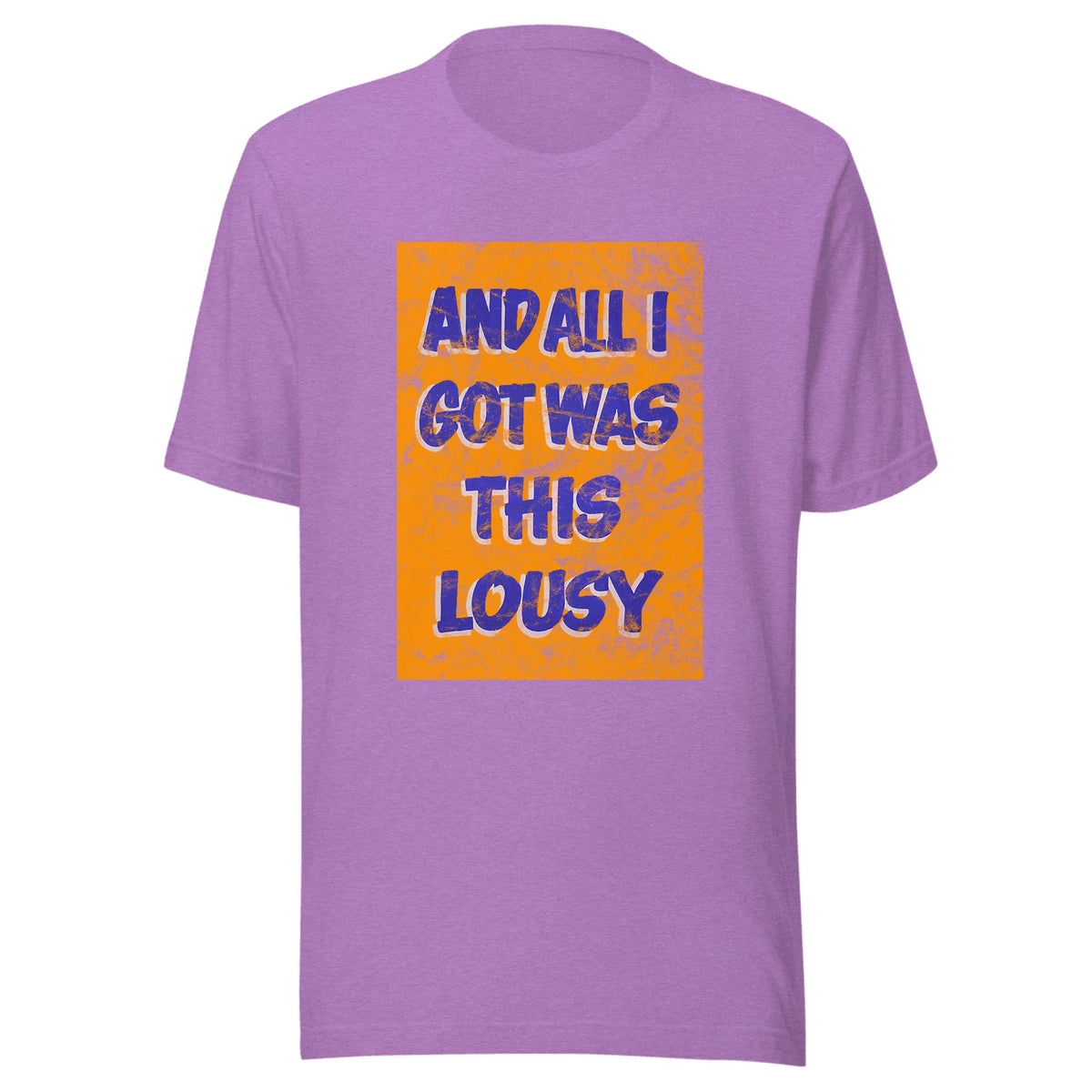 Lousy t-shirt — Unisex / Heather Team Purple