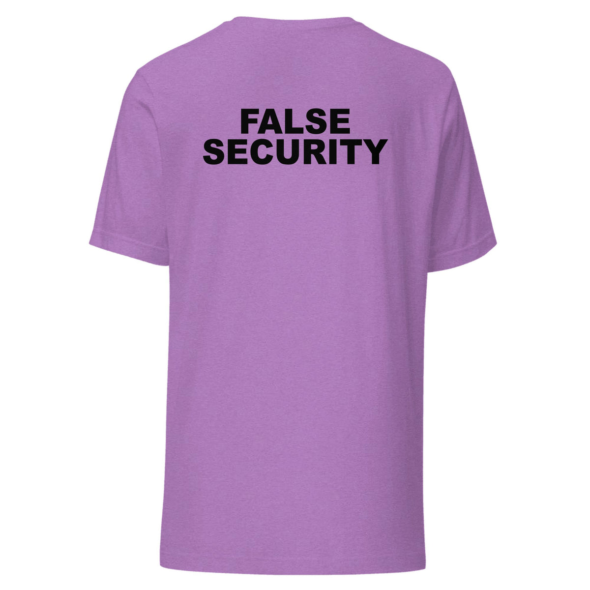 False Security — Unisex / Heather Team Purple