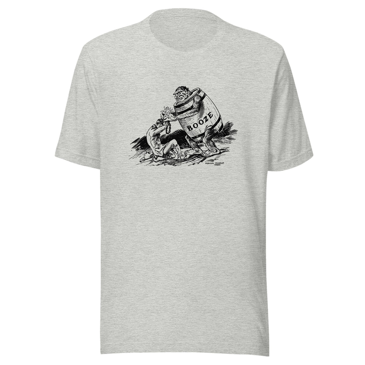 Booze, the official drink of the Medical Museum — Unisex / Athletic Heather