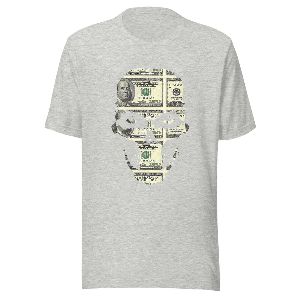 100 stack skull — Unisex / Athletic Heather