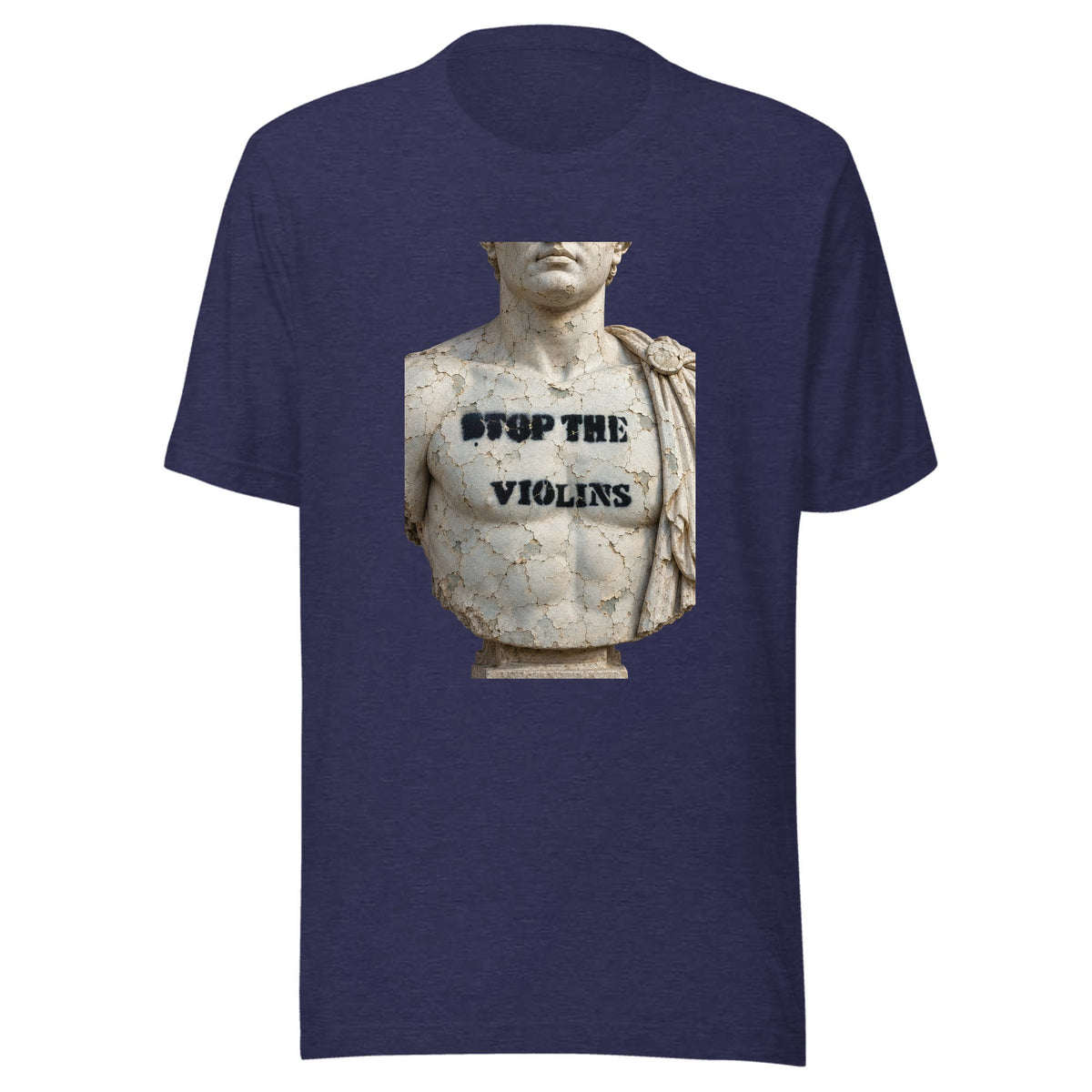 Stop the Violins — Unisex / Heather Midnight Navy
