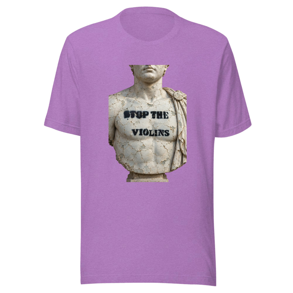Stop the Violins — Unisex / Heather Team Purple