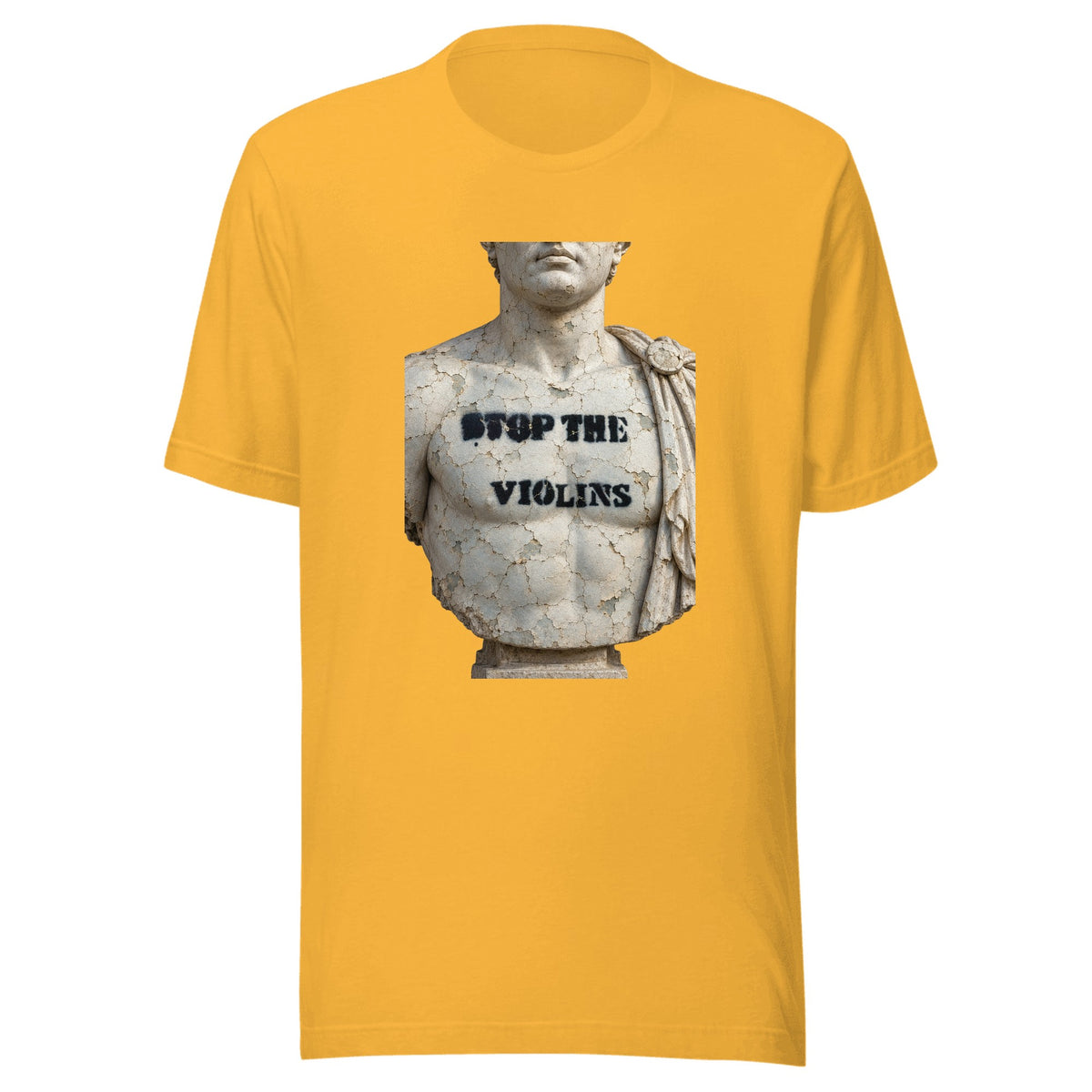 Stop the Violins — Unisex / Heather Yellow Gold