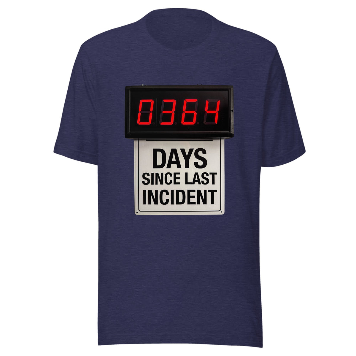 Days Since Last Incident — Unisex / Heather Midnight Navy