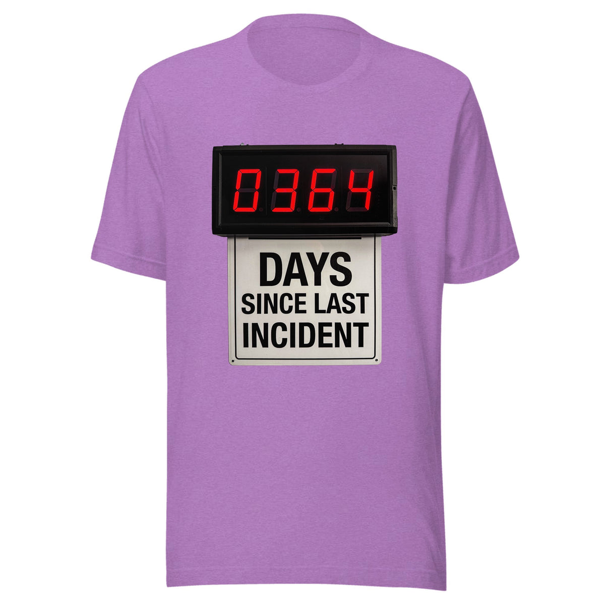 Days Since Last Incident — Unisex / Heather Team Purple