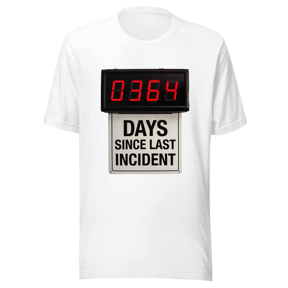Days Since Last Incident — Unisex / White