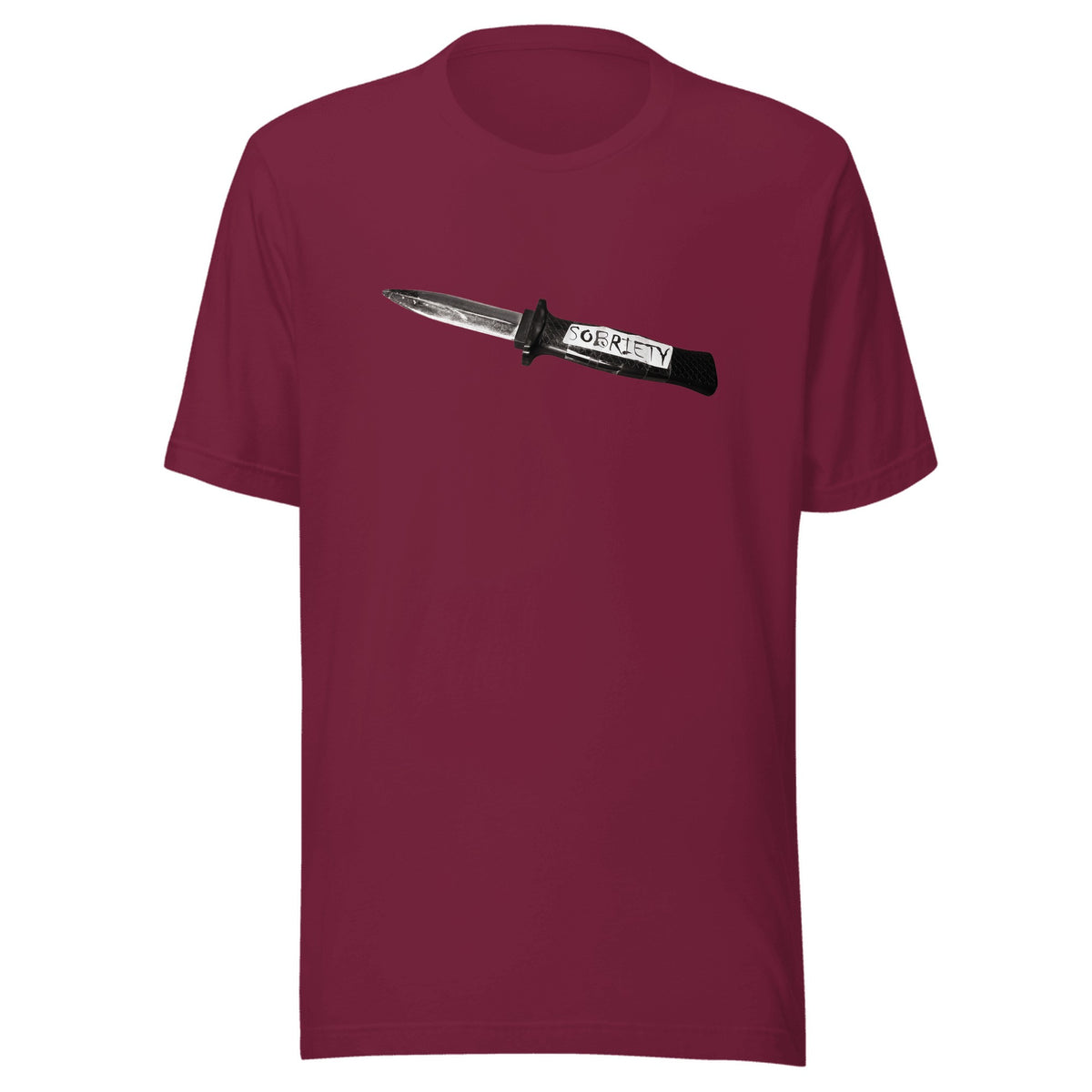 Sobriety Stage Knife — Unisex / Maroon