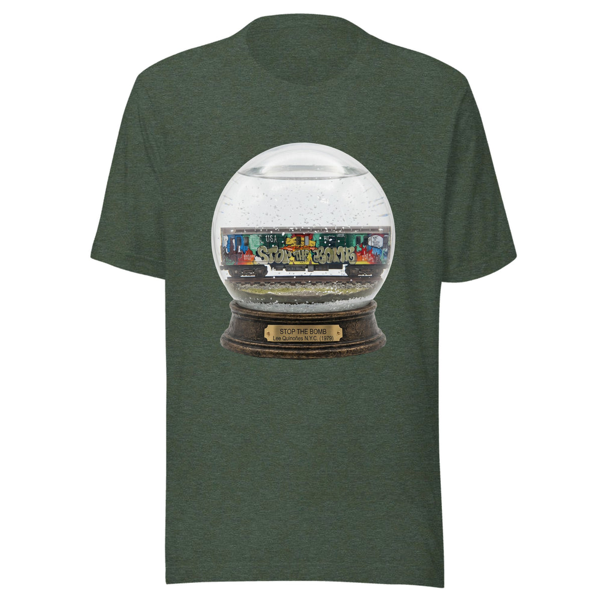 Stop the Bomb — Unisex / Heather Forest