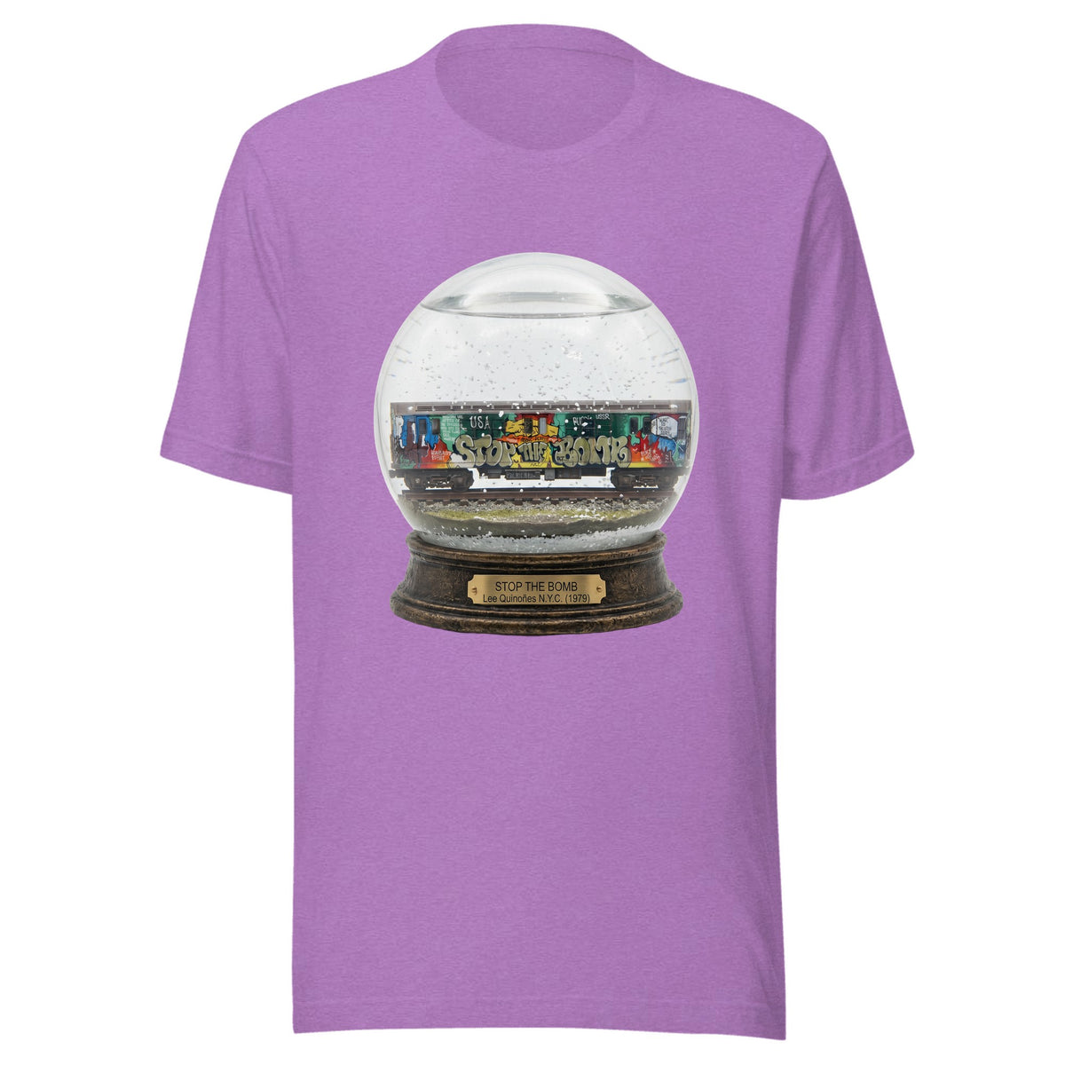 Stop the Bomb — Unisex / Heather Team Purple