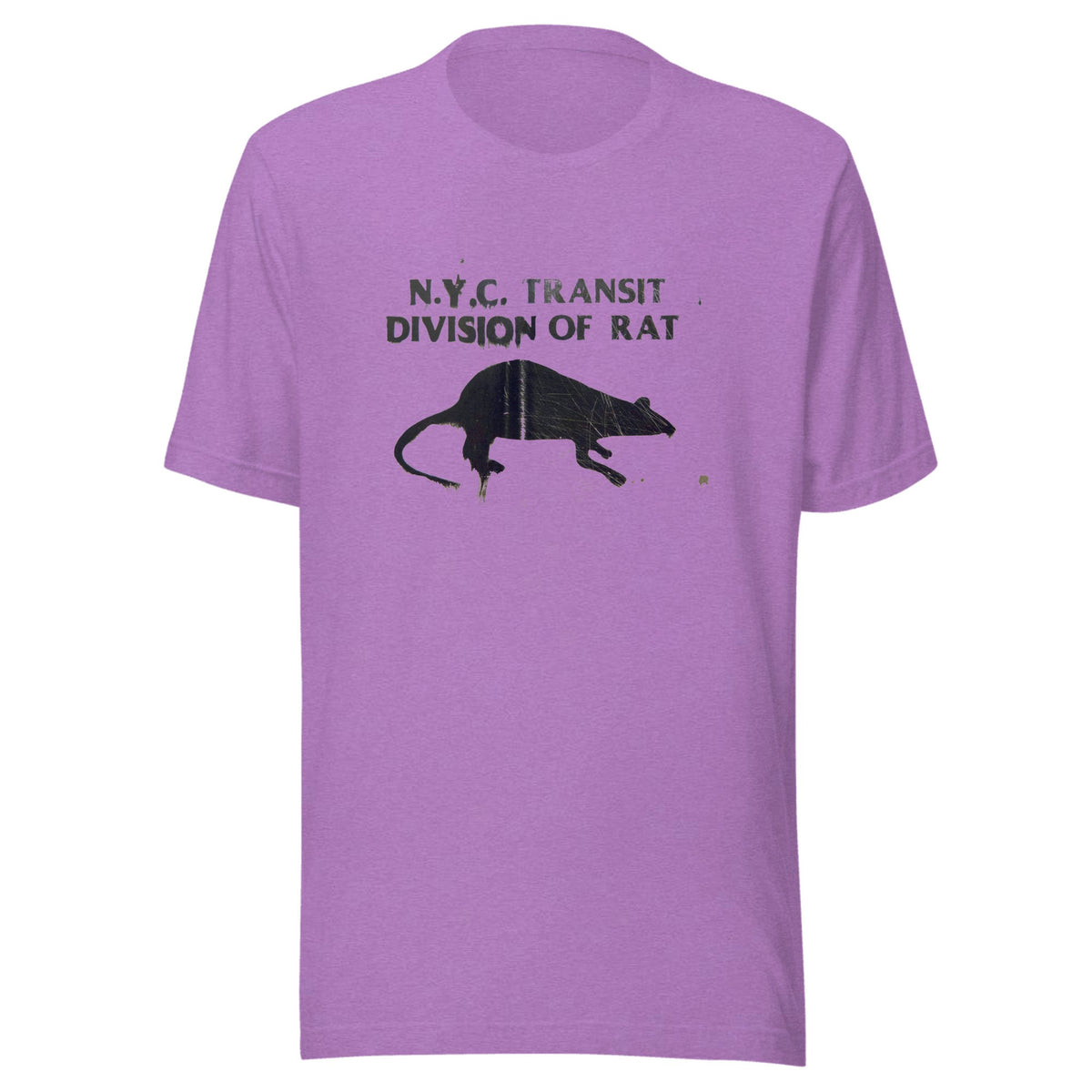 New York City Subway Division of Rat — Unisex / Heather Team Purple