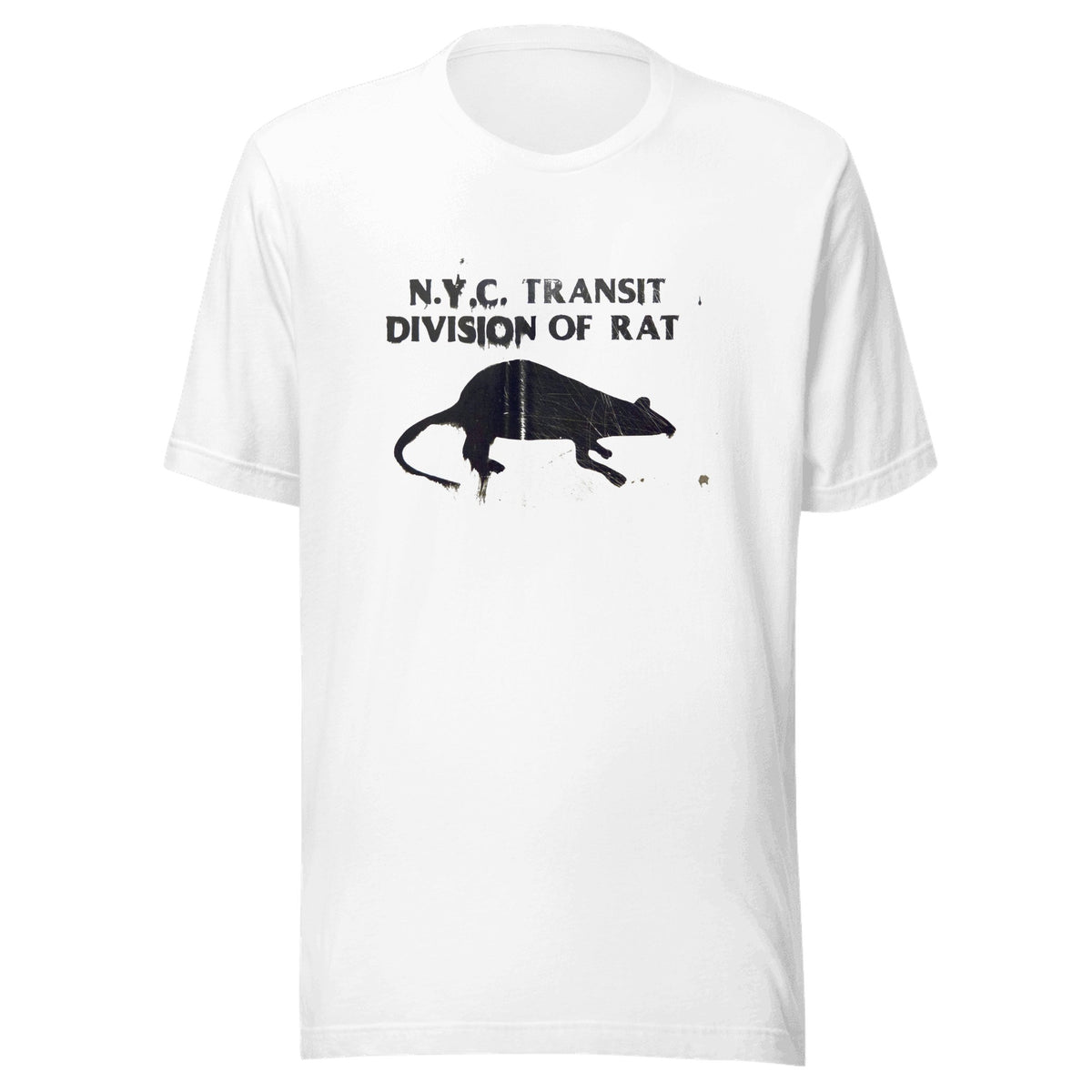 New York City Subway Division of Rat — Unisex / White