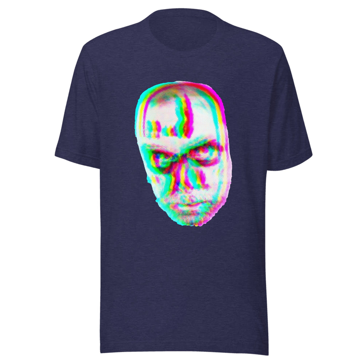 3-Channel Blur Zombie — Unisex / Heather Midnight Navy