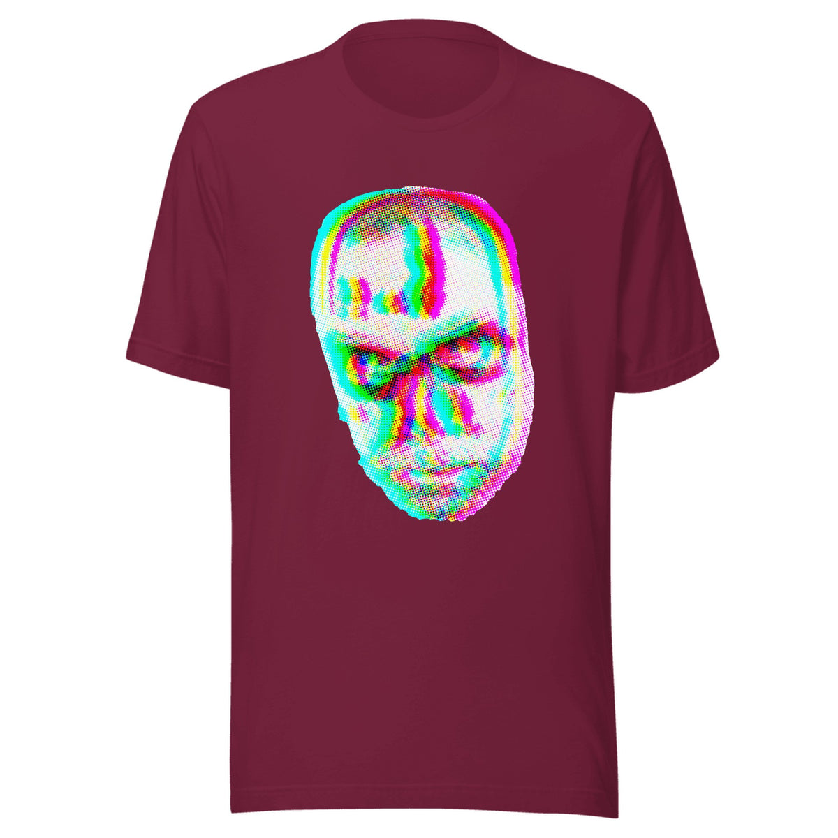 3-Channel Blur Zombie — Unisex / Maroon