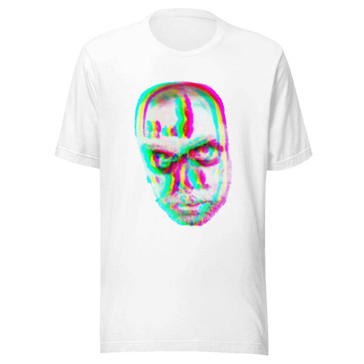 3-Channel Blur Zombie — Unisex / White