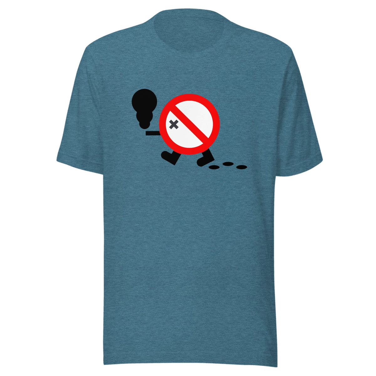 Don't smoke while walking — Unisex / Heather Deep Teal