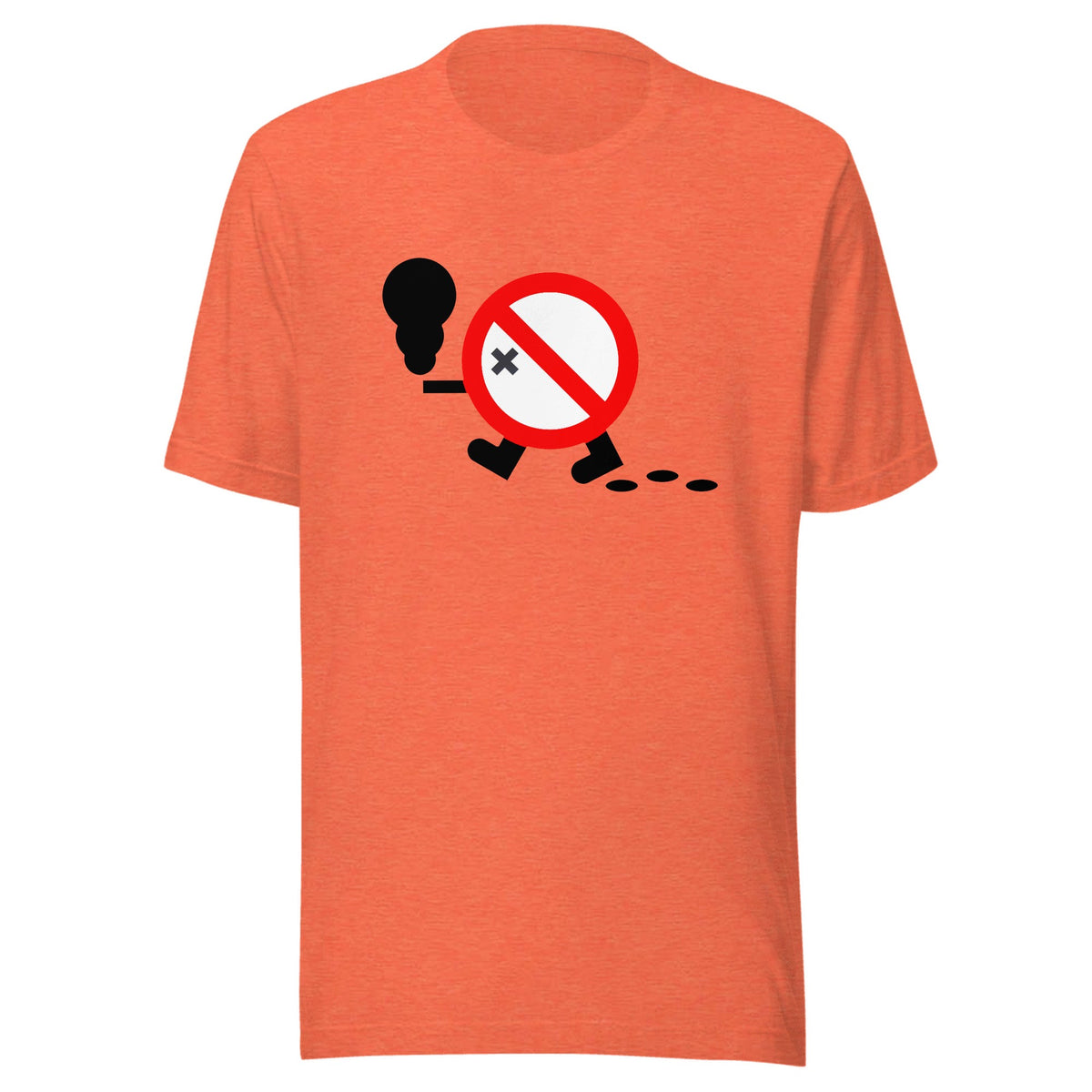 Don't smoke while walking — Unisex / Heather Orange
