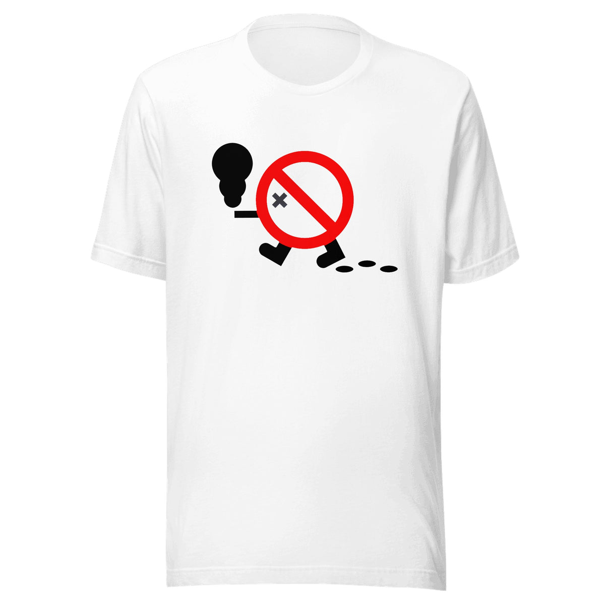 Don't smoke while walking — Unisex / White