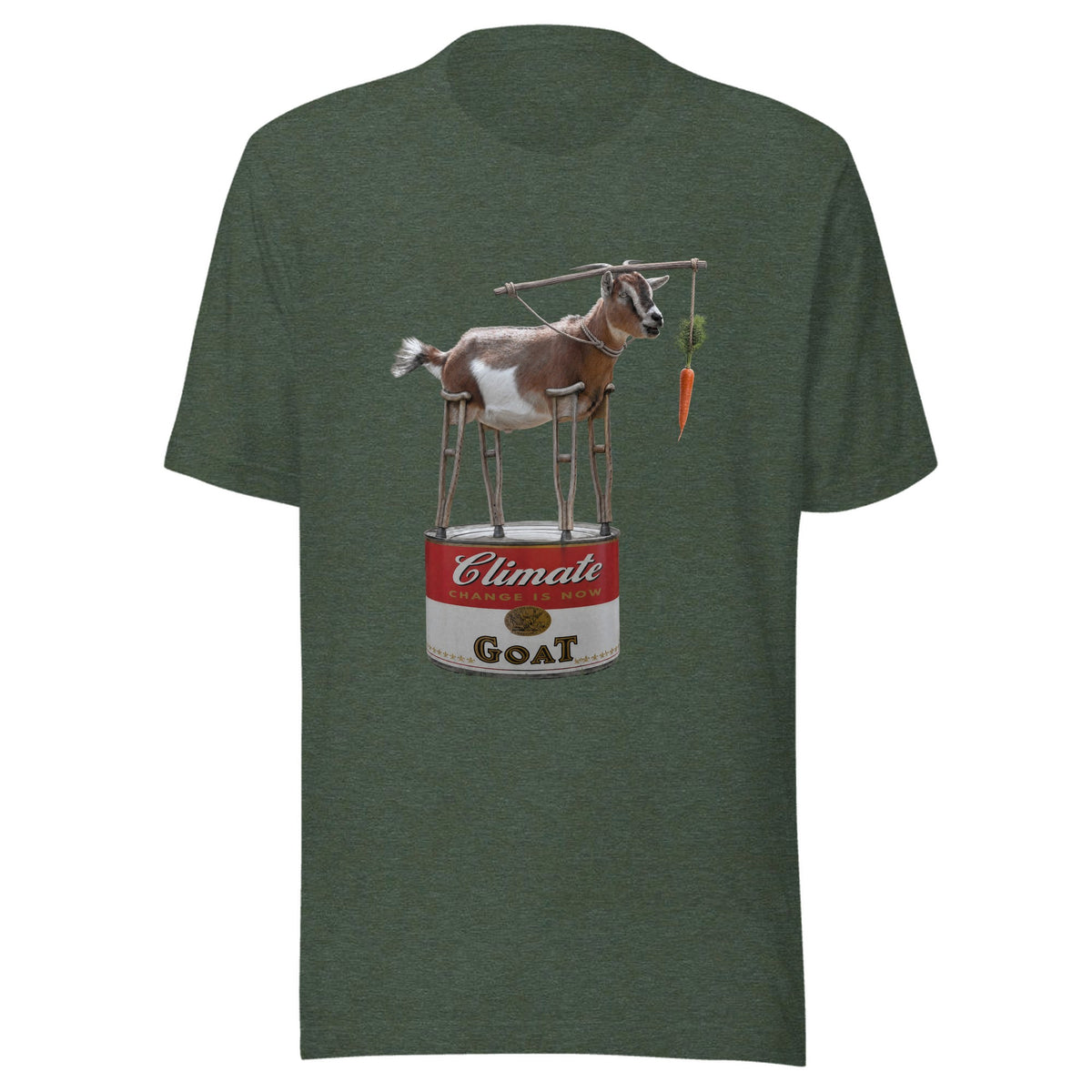 Climate Change Is Now GOAT — Unisex / Heather Forest