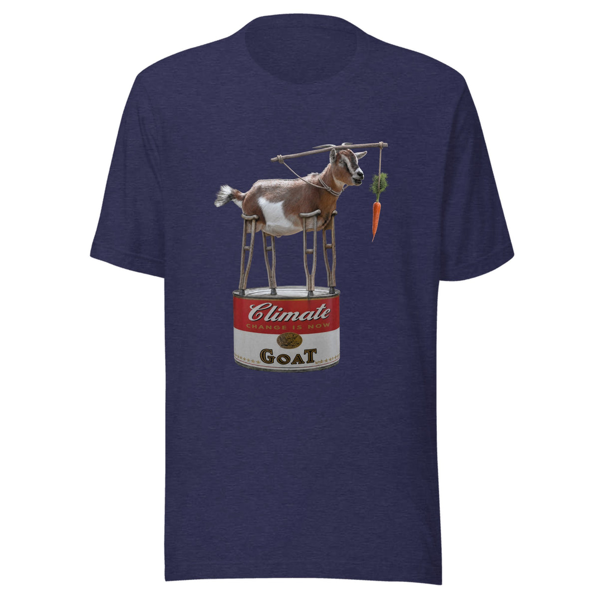 Climate Change Is Now GOAT — Unisex / Heather Midnight Navy