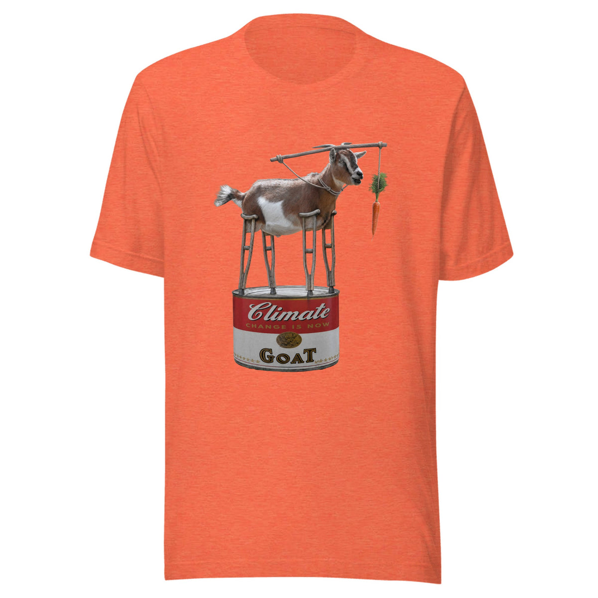 Climate Change Is Now GOAT — Unisex / Heather Orange