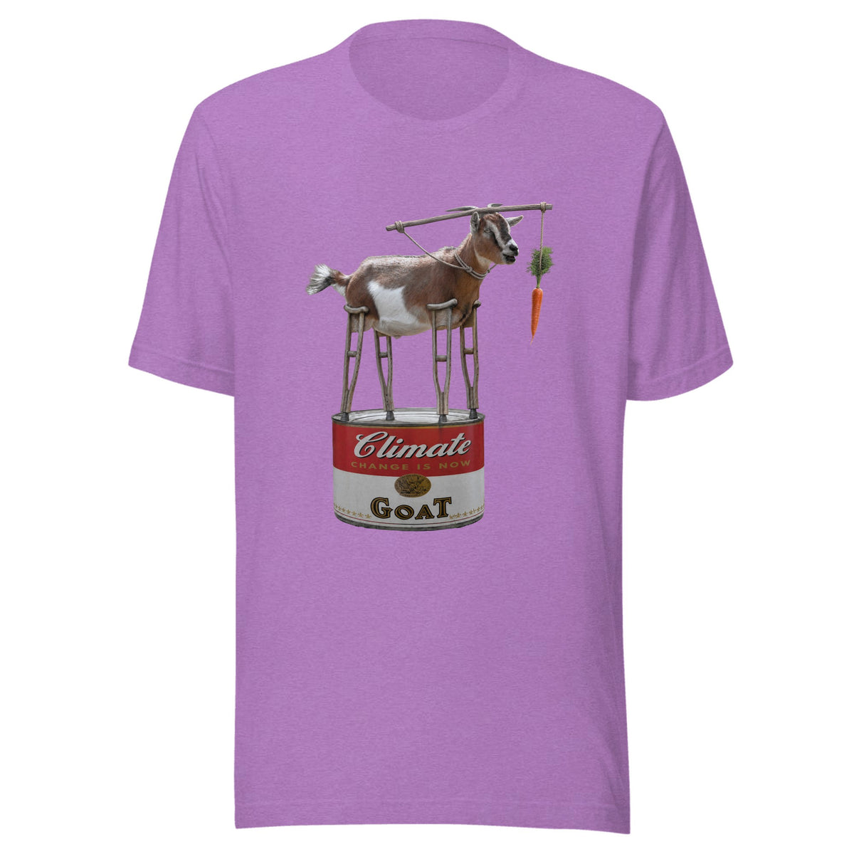 Climate Change Is Now GOAT — Unisex / Heather Team Purple