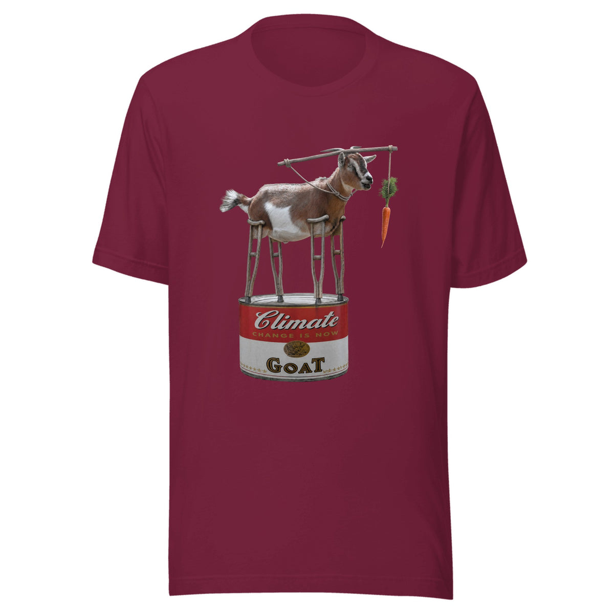 Climate Change Is Now GOAT — Unisex / Maroon