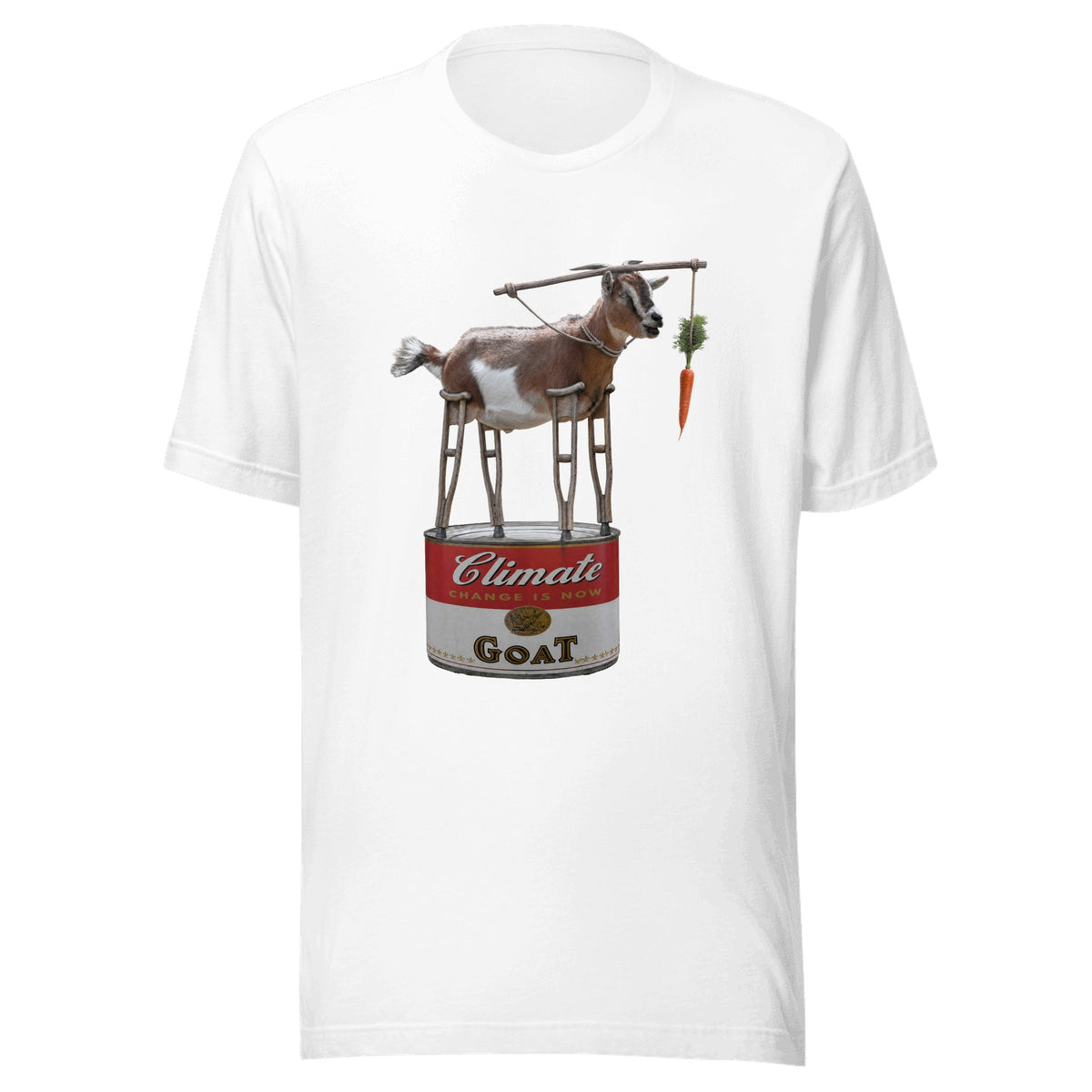 Climate Change Is Now GOAT — Unisex / White