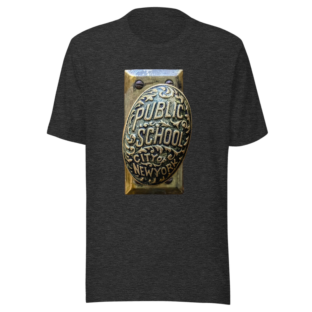 Public School Doorknob — Unisex / Dark Grey Heather