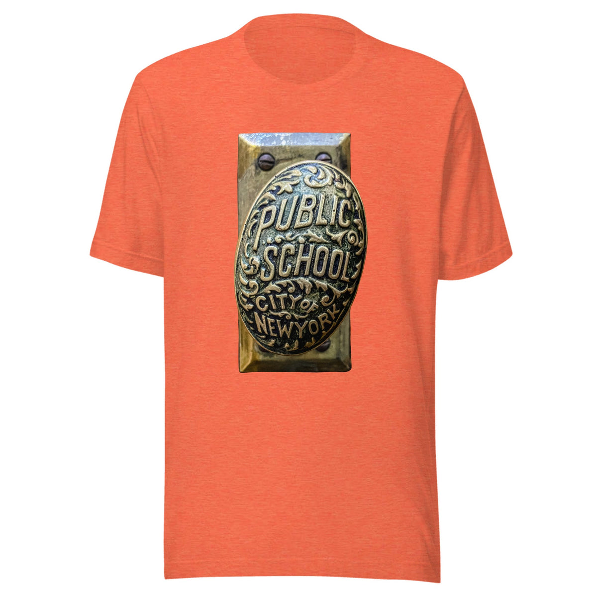 Public School Doorknob — Unisex / Heather Orange