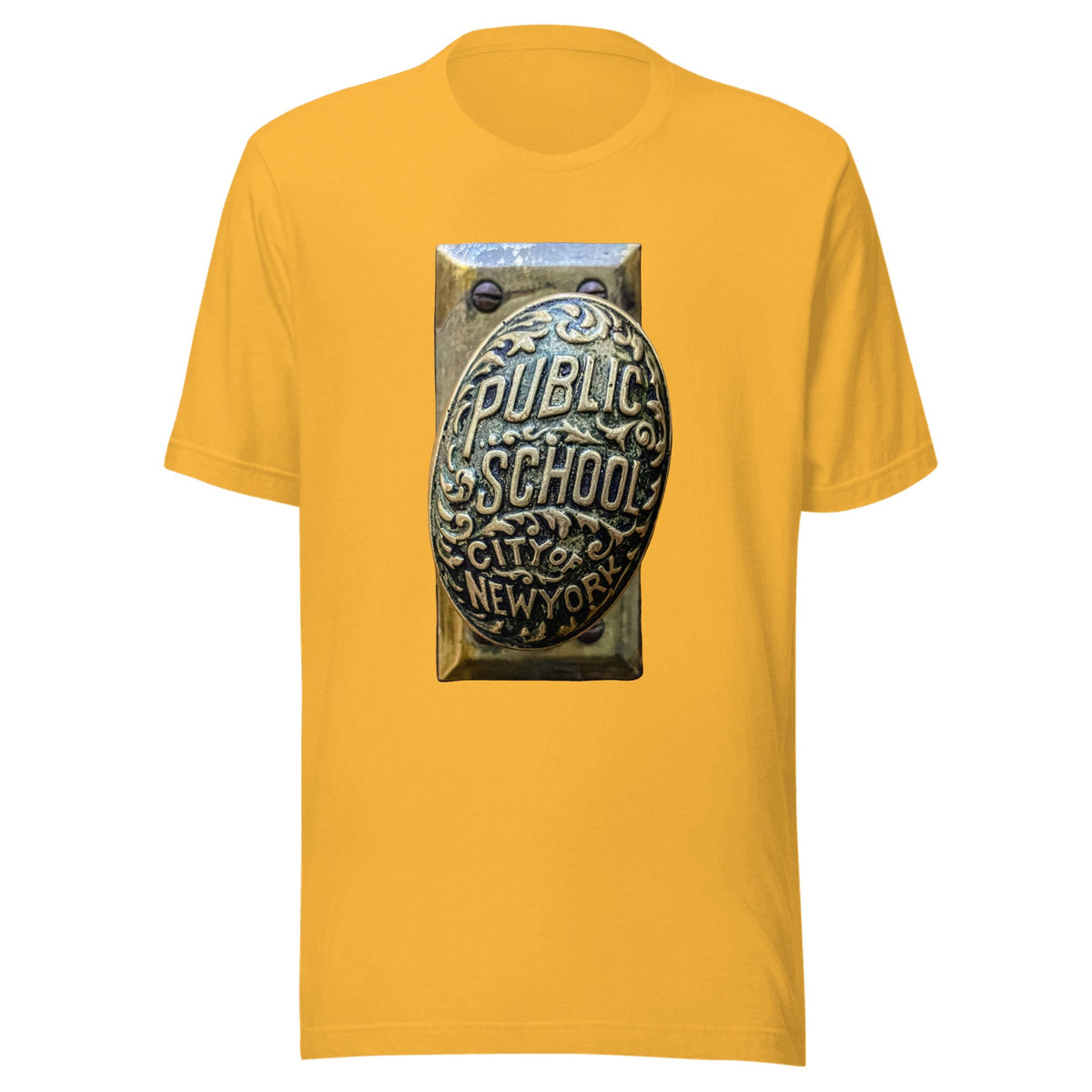 Public School Doorknob — Unisex / Heather Yellow Gold