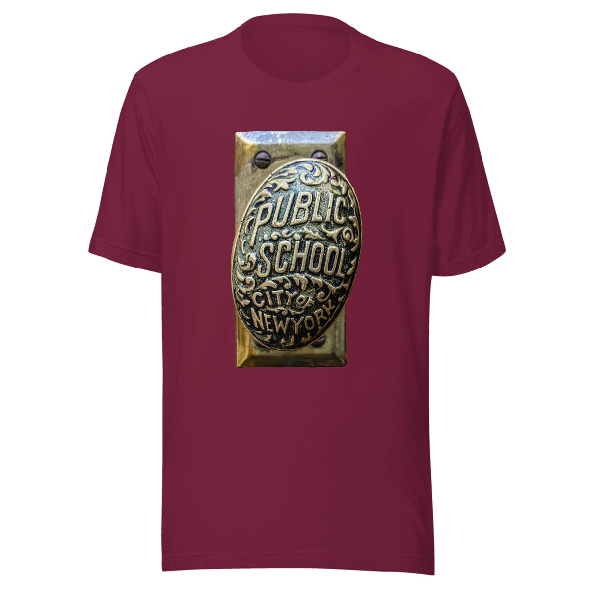 Public School Doorknob — Unisex / Maroon